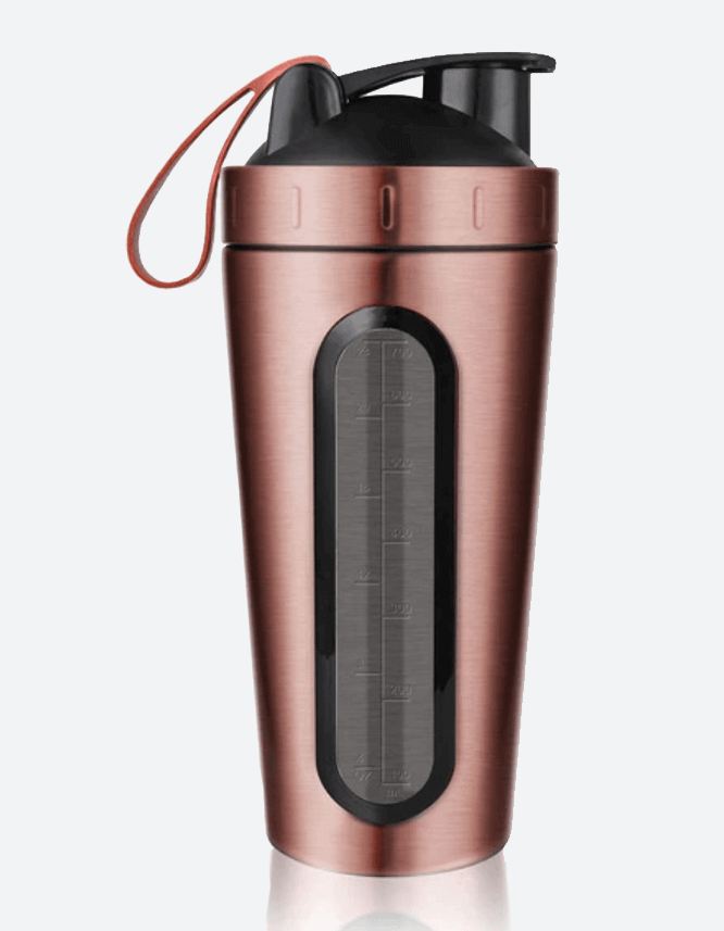 Rose Gold Protein Shaker