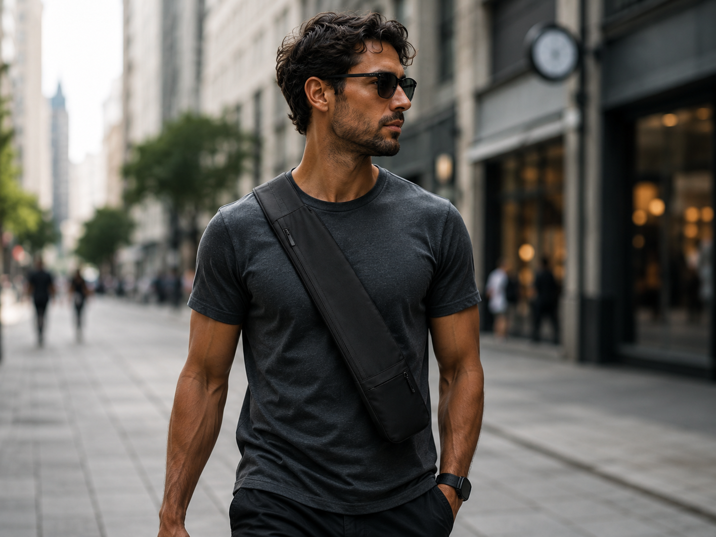 City exploring with the ENFORCE Sling Bag