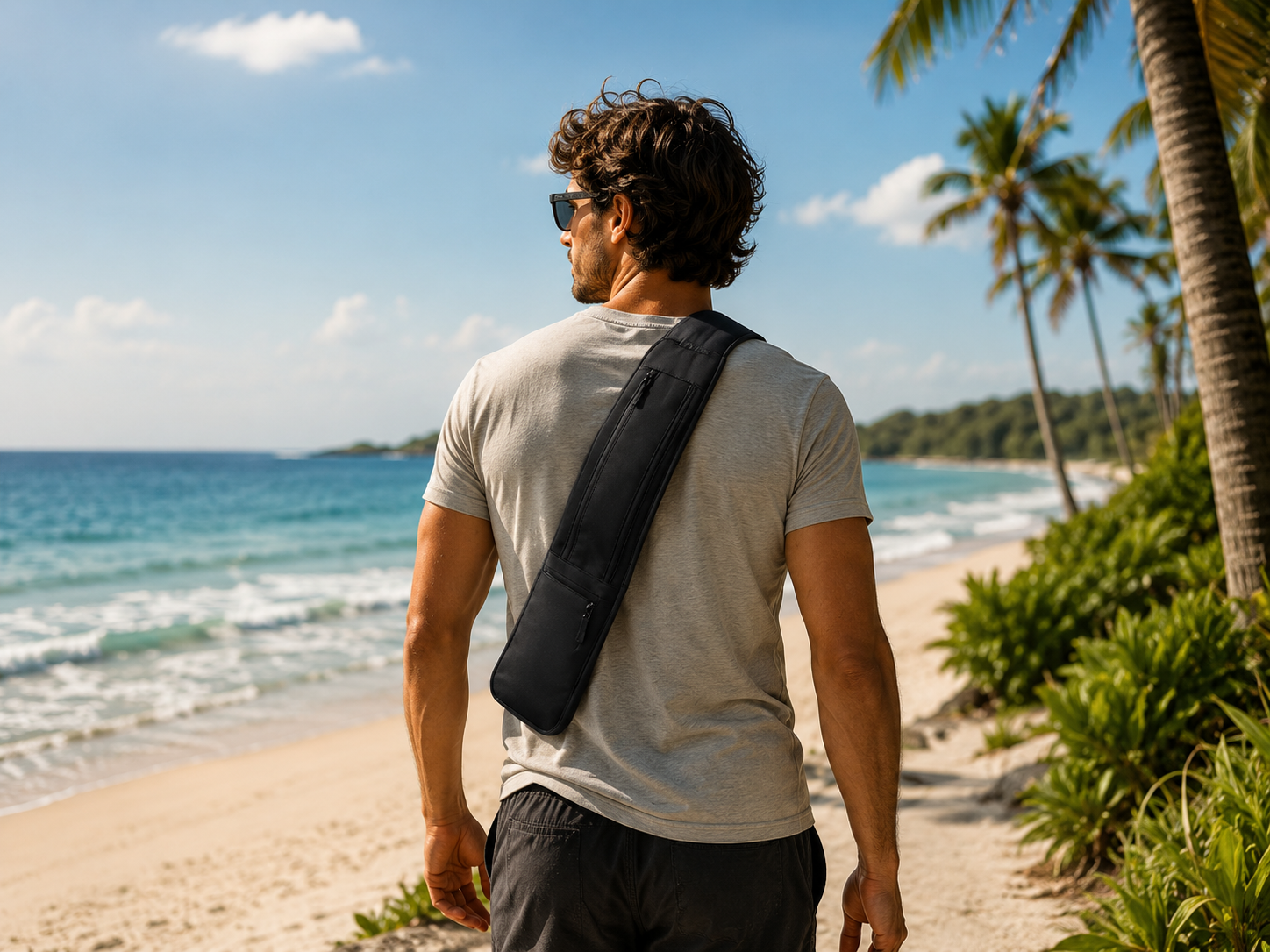 Beach days with the ENFORCE Sling Bag