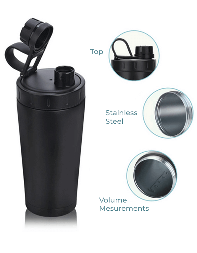 Water bottle Black