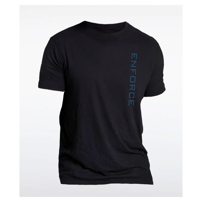 ENFORCE bamboo running shirt for men in black product view