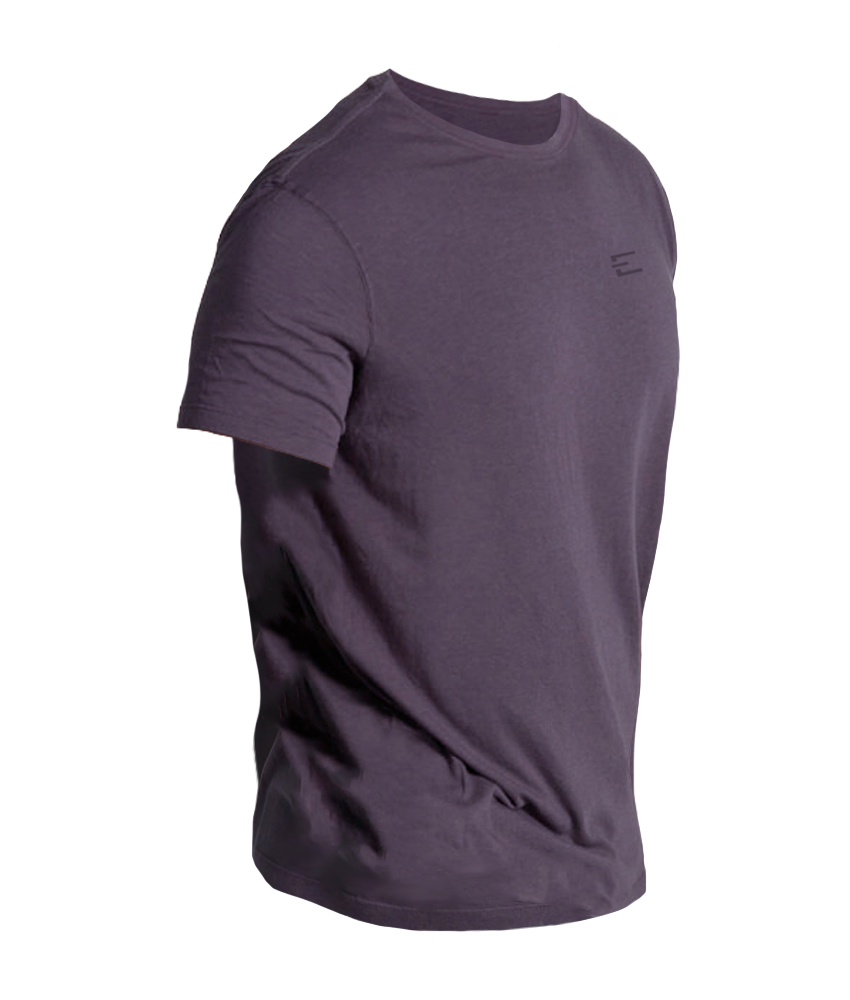 Mens Subtle Tee Purple Storm Side