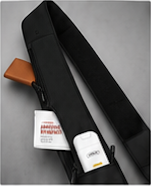ENFORCE Sling Bag open with organized essentials